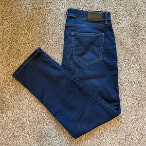 7 Diamonds Men’s Athletic Fit Dark Blue Jeans W32 L30